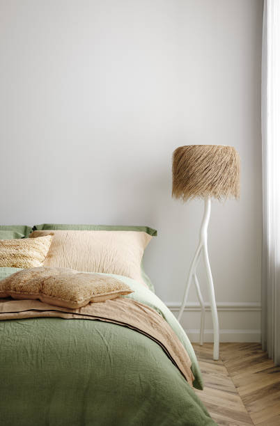 istock Home mockup, cozy bedroom interior background 1695289734