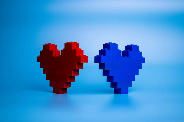 istock red and blue hearts made of plastic building blocks 1695337243