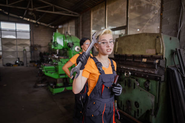 istock Team of Women in Protective Gear 1695369995