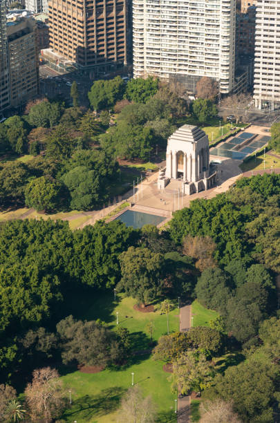 istock Anzac War Memorial Building In Sydney's Hyde Park 1695373416