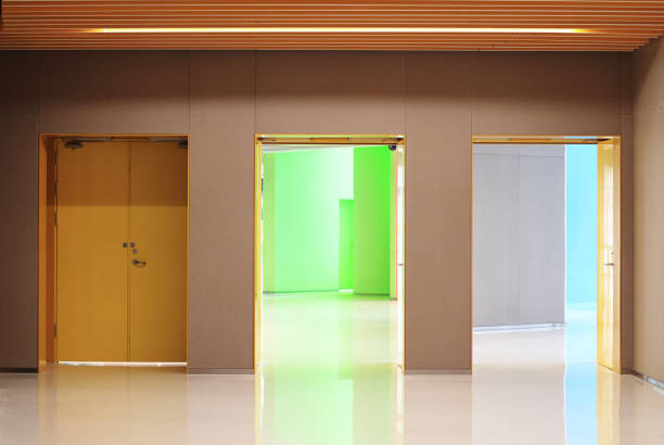 Yellow  building and  door