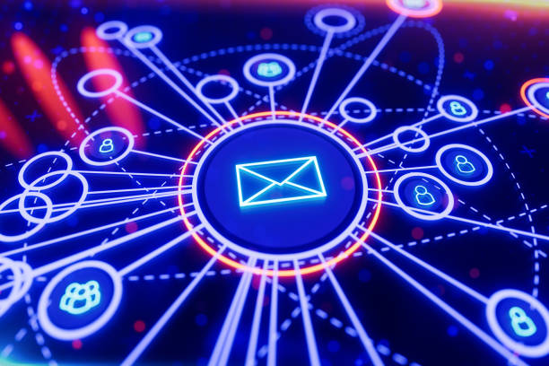 istock Concept of email marketing. 1695451915