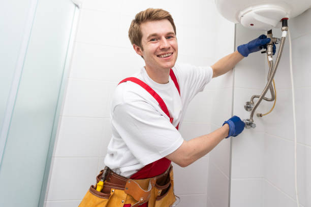 istock Professional engineer doing a boiler inspection at home 1695526250