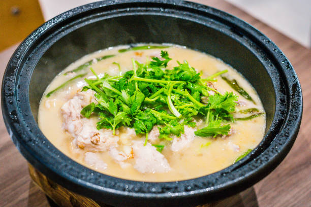 Tagine Bake Kampong Chicken - chicken baked in a clay tagine