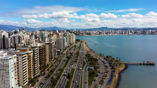 istock Downtown Florianopolis Brazil. Tourism travel. 1695541454