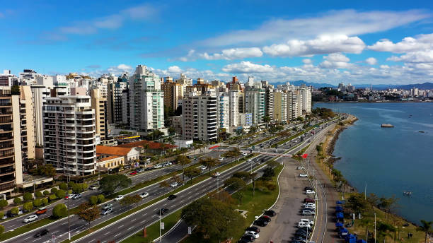 istock Downtown Florianopolis Brazil. Tourism travel. 1695542011