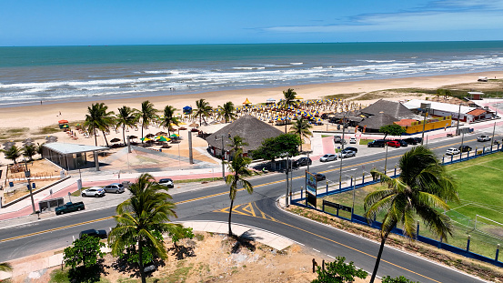 Playa Aruana en Aracaju Sergipe Brasil. Turismo en el Nordeste de Brasil. photo
