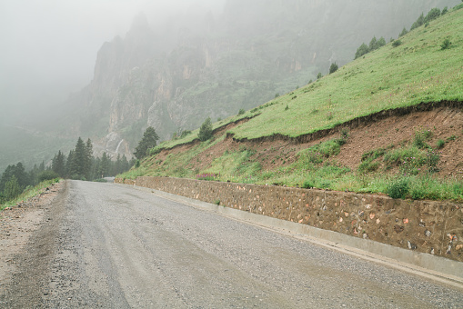 Road at Zhagana Stone Mountain(扎尕那), China