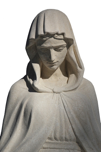 Statue of Virgin Mary as a symbol of love and kindness