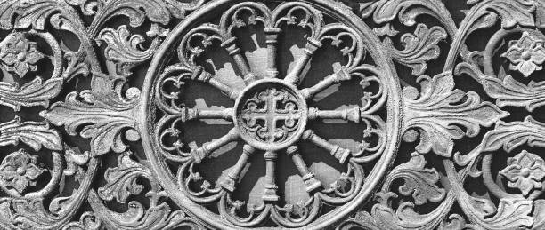 istock metal medieval vintage door background  (fragment) 1695569061
