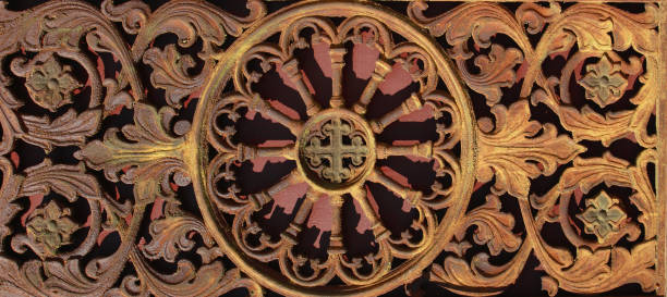 istock metal medieval vintage door background (fragment) 1695569068