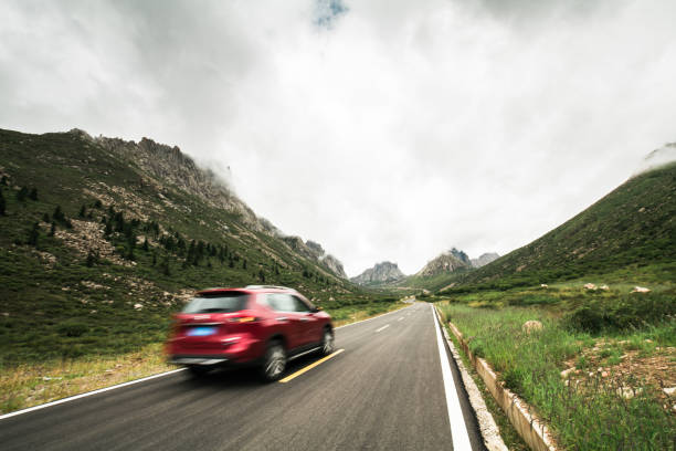 Mountain road at Lianbaoyeze(莲宝叶则), China