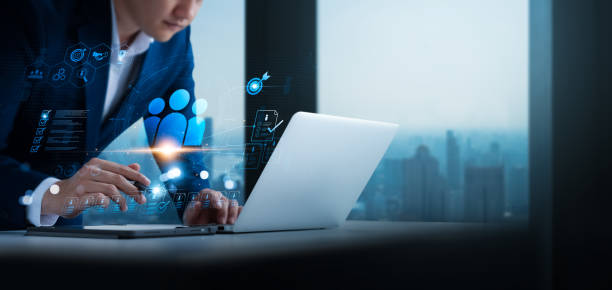 istock Human resource management, effective management and recruitment, effective organizational structure, organizational leadership and team building. 1695597996