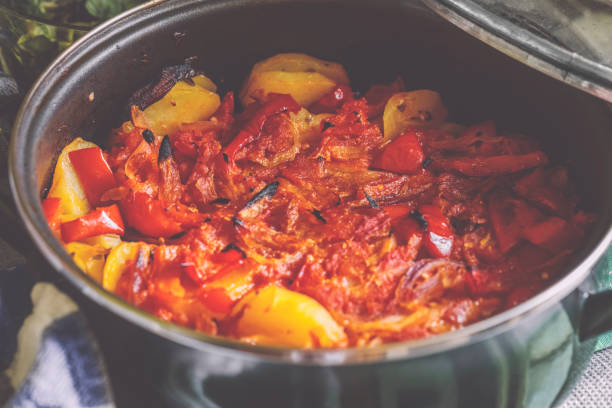 Vegan meal - ratatouille