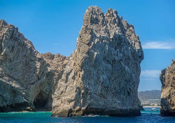 istock Cave and channel on Reserva de lobos Marinos, Cabo San Lucas, Mexico 1695688328