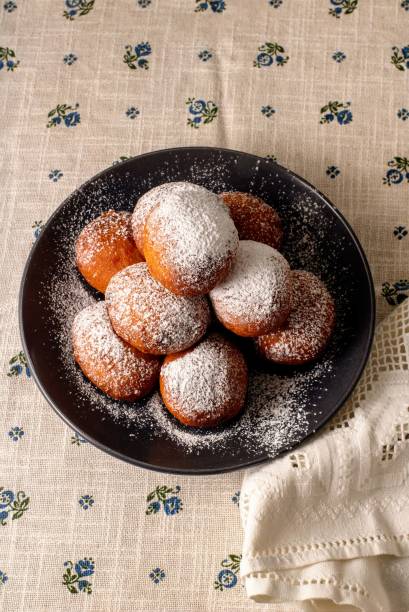 istock Oliebollen Christmas Preparation, Festive Dutch Delights 1695688416