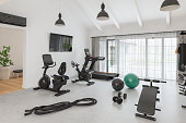 Luxury Home Gym in a Spacious Detached House