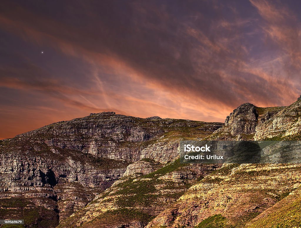 Nature in its best light A photo of mountain and boulders, Western Cape, South Africa Activity Stock Photo