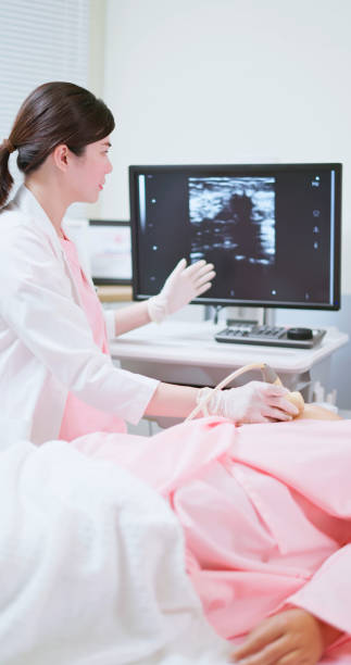 istock woman breast ultrasound examination 1695744668