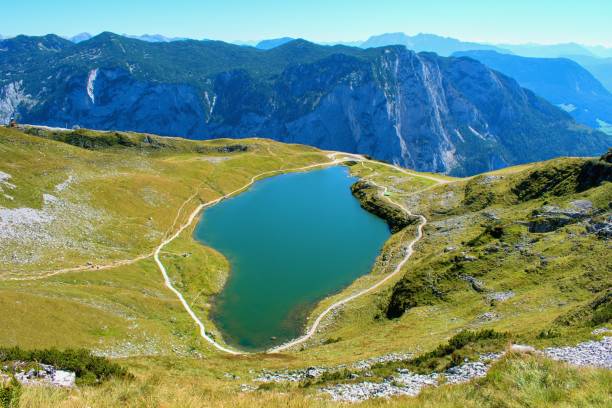 istock Augstsee lake view, Loser hiking area, Austrian Alp 1695752336