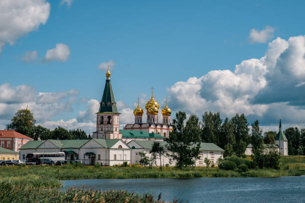 istock Iversky monastery in Valdai, Russia. 1695754637