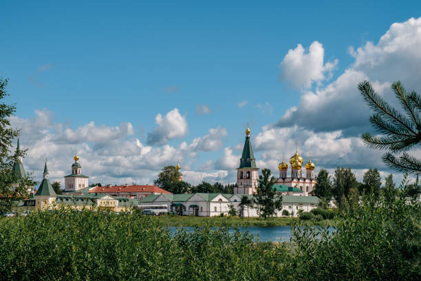 istock Iversky monastery in Valdai, Russia. 1695755183
