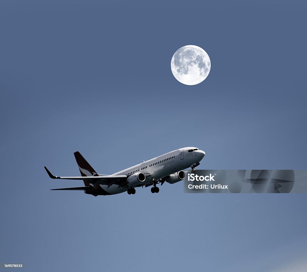 Fly me la luna - Foto stock royalty-free di Aeroplano