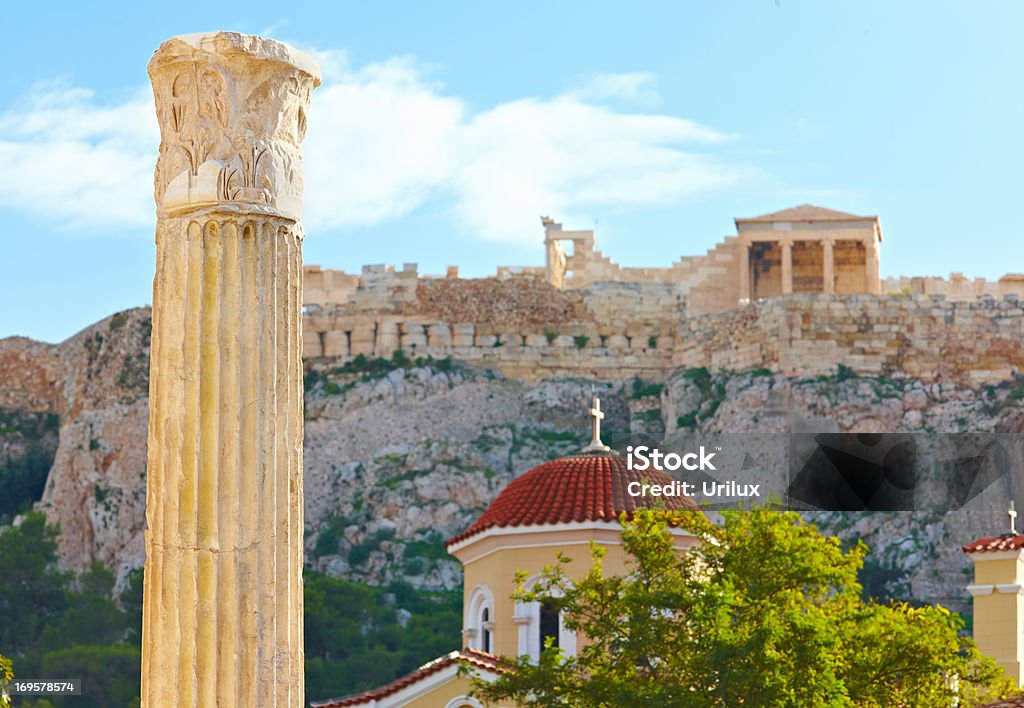 アクロポリス、アテネのパルテノン神殿 - パルテノン神殿のロイヤリティフリーストックフォト