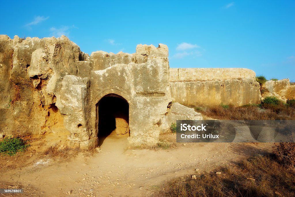 Tombe dei Re (Paphos) Cypres - Foto stock royalty-free di Archeologia