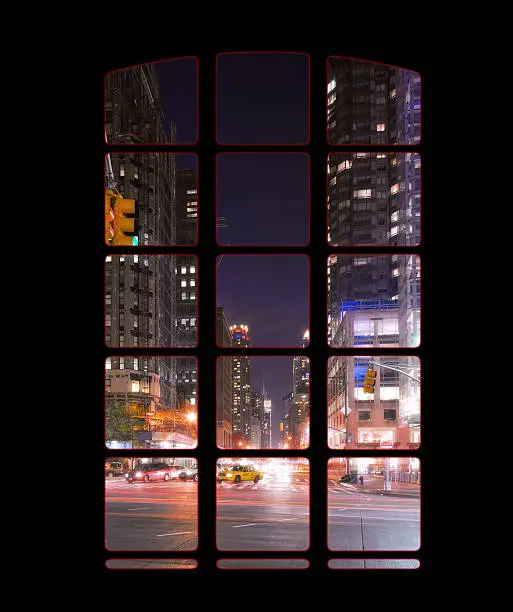 Photo of Manhattan outside my window - night shoot