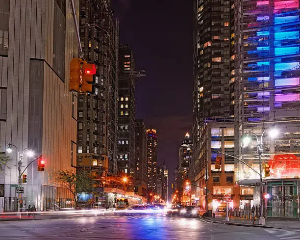 Photo of Manhatten at night, NYC