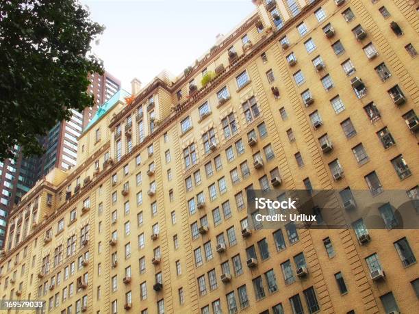 The City Of New York Manhattan Skyscrapers Stock Photo - Download Image Now - Architecture, Blue, Built Structure