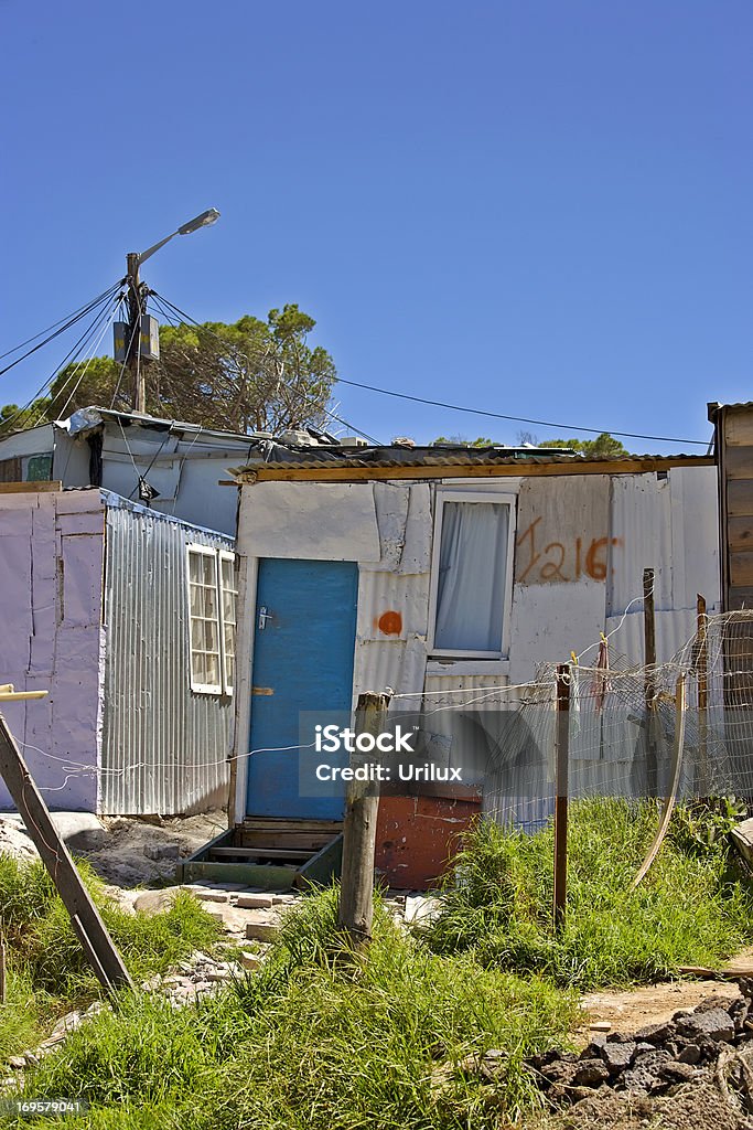Documentario: Scarsa township, vicino a Città del Capo, Sudafrica - Foto stock royalty-free di Africa