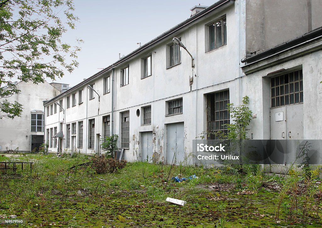 Velho casas na Polónia em mau estado - Royalty-free Antigo Foto de stock