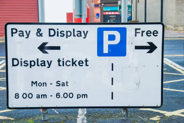 istock Pay and Display, or Free Parking sign 1695795147