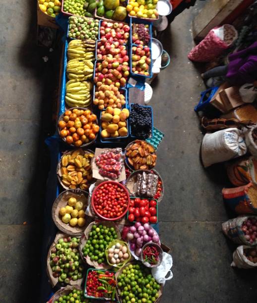 istock Fruit & veg at the market in Chachapoyas. 1695839072