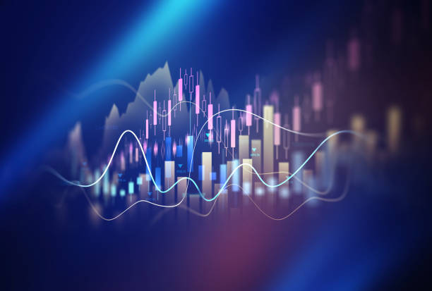 Business financial chart with moving up arrow graph. Stock market investment data and analysis finance graph and market chart investment. Business financial chart with moving up arrow graph. Stock market investment data and analysis finance graph and market chart investment quotes about winning stock illustrations