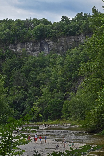 Located in the Finger Lakes region of NY, Taughannock State Park offers hiking and nature trails with gorgeous views of the falls.