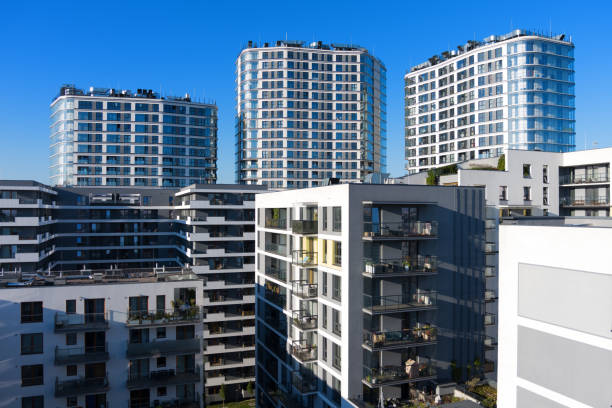 istock Modern complex of apartment buildings 1695988587