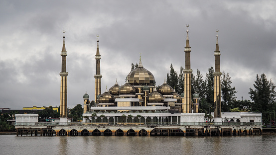 The Crystal Mosque is a popular tourist attraction in Kuala Terengganu.