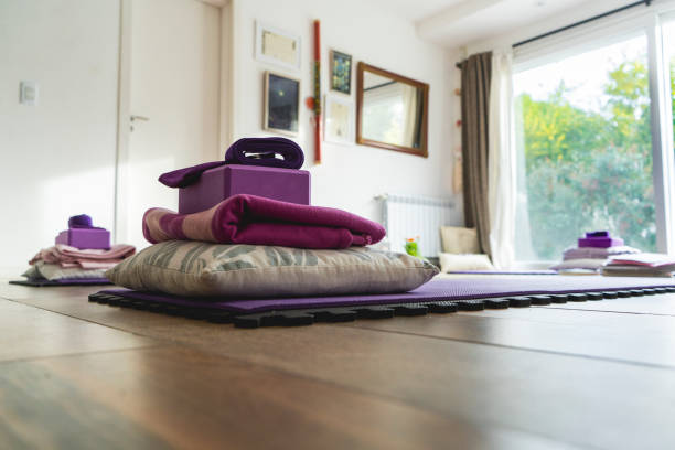 istock Low angle shot of a yoga studio. Copy space 1696020241