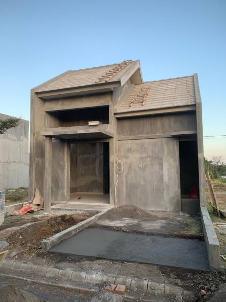 istock Unfinished small house 1696079553