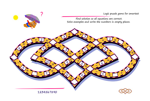 Solve Example Puzzle Logic Puzzle Game For Smartest Find Solution So All Equations Are ...