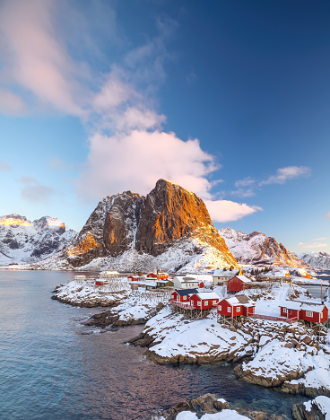 Hermoso paisaje natural de Lofoten en Noruega photo