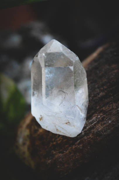 istock Crystal quartz mineral on collection 1696234128