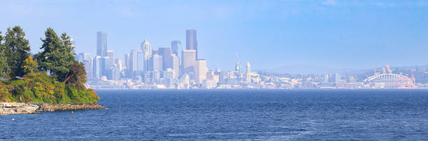 Puget Sound and the Seattle skyline