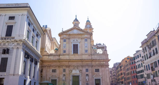 Chiesa del Gesu in Piazza Matteotti in Genoa