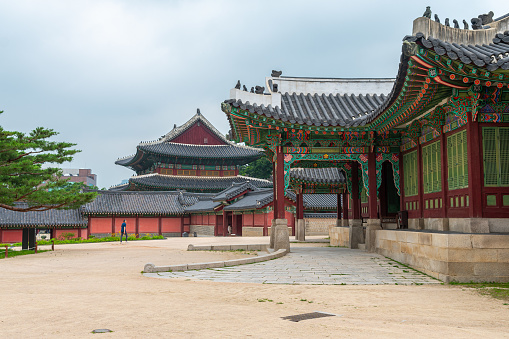 seoul, south korea. 3rd july, 2023: Changdeokgung Palace is a joseon dinasty complex in seoul city