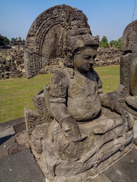 istock Close up Statues in  Plaosan Temple 1696353927