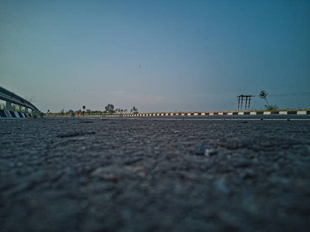 09.16.2023. Raiganj West Bengal India picture of national highway taken at ground level